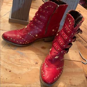 Red booties